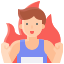 Icône motivation et discipline